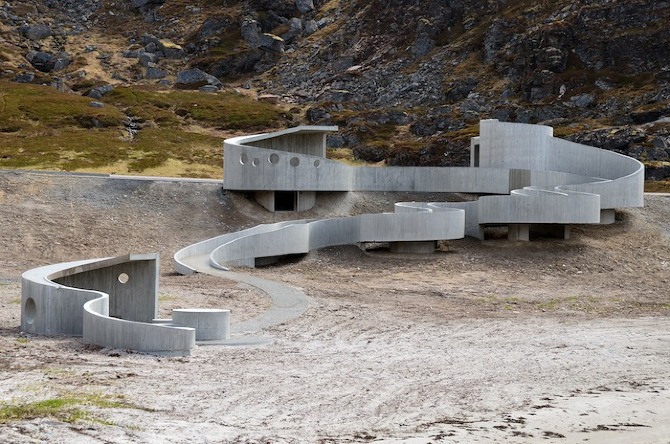  Havøysund Tourist Route by Reiulf Ramstad Arkitekter AS in THISISPAPER MAGAZINE