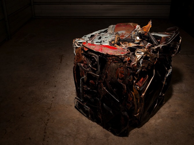 Crushed Trans Am Guy Overfelt